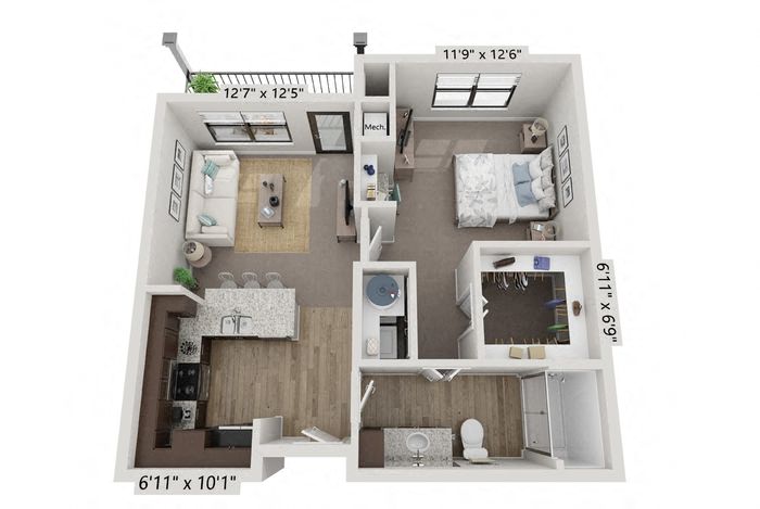 a 2103 sq ft floor plan with a bedroom and a bathroom